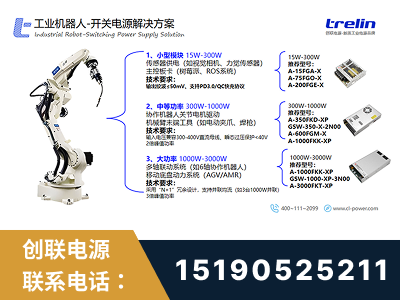 宜兴-工业机器人-开关电源解决方案